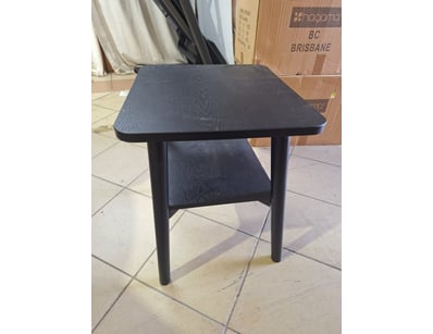 Side Table, Timber Style, Black Finish 

Dimension...