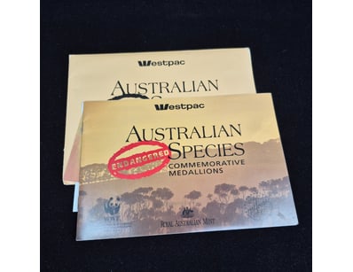 AUSTRALIAN ENDANGERED SPECIES COMMENMORATIVE MEDAL...