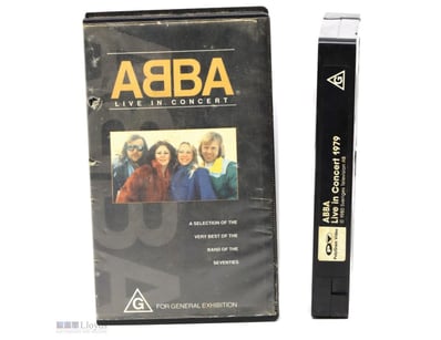 ABBA LIVE IN CONCERT VHS TAPE 1993. 

19Cm X 3Cm X...