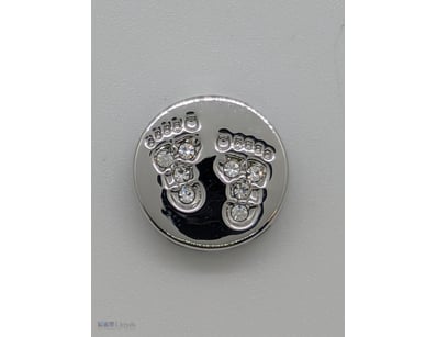 COLLECTION OF FOOTPRINTS SILVER COLOURED BRACELET ...