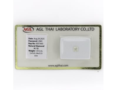 1.012CT CERTIFIED, NATURAL DIAMOND     

Princess ...