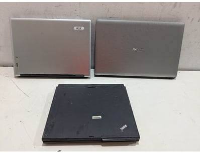 Lot of 5 laptops comprising 2x Acer Aspire models ...