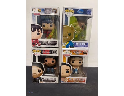 FUNKO POP VINYL FIGURE COLLECTION - FOUR BOXED FIG...