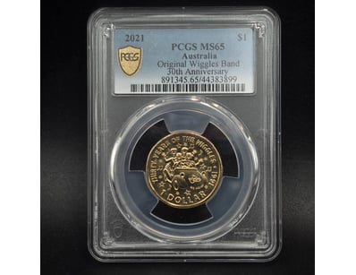 2021 AUSTRALIAN $1 COIN PCGS GRADED

Pcgs Ms65 ...