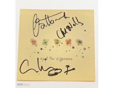 UK SQUEEZE SIGNED CD INSERT 

Squeeze Personally S...