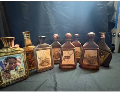 COLLECTION OF EIGHT VINTAGE BEAM'S CHOICE BOURBON ...