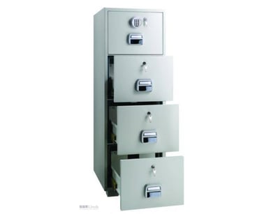 Eagle Safes 4-drawer, FIRE RESISTANT, high-securit...
