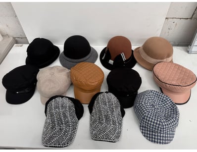 Extensive collection of 12 Lala hats and caps feat...