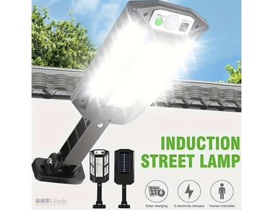 Solar-Powered 43 LED Outdoor Light with Motion Sen...