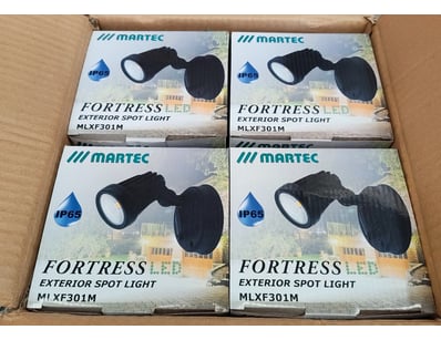 RRP $799.60 BULK LOT - QTY x8 Martec IP65 Fortress...