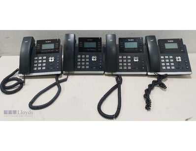Lot of Yealink T4S series IP Desk Phones, specific...