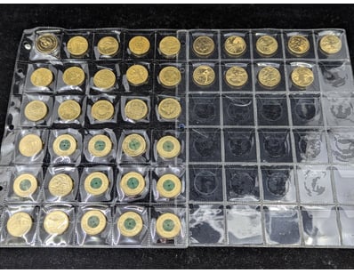 AUSTRALIAN ONE DOLLAR COIN COLLECTION - MIXED DENO...