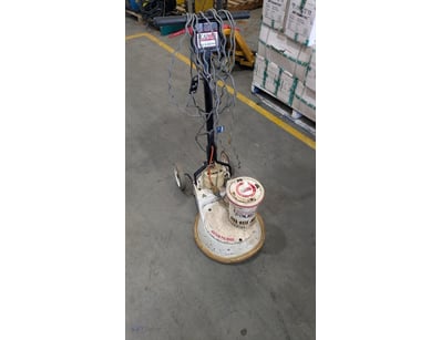 Polivac PV25TS two-speed suction polisher and scru...