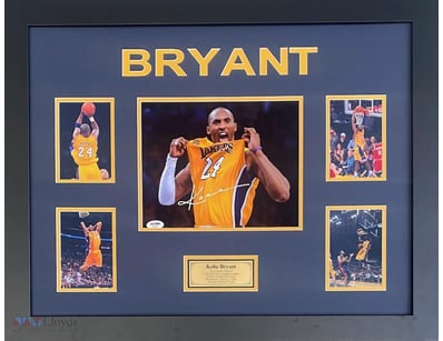 KOBE BRYANT PERSOANLLY SIGNED 10" X 8" PHOTOGRAPH ...