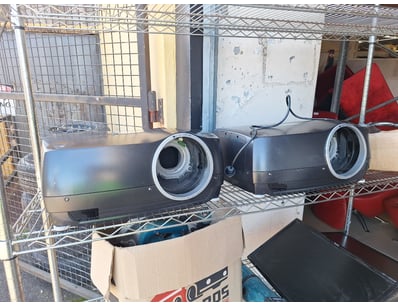 Pair Of Projection Design F32 WUXGA VizSim project...