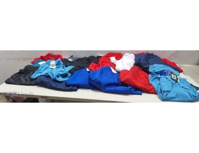 Comprehensive lot of mens work clothing, polo shir...