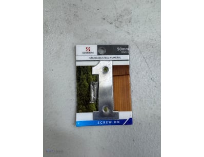 Code: NS501, 
Sandleford, Numeral 1, 50mm, Qty 50...