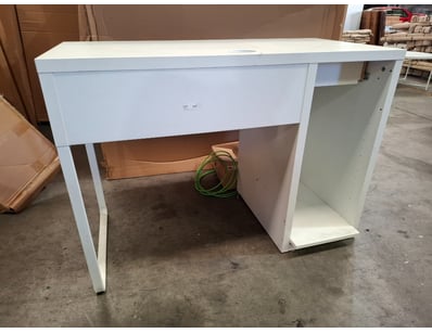 Office Desk, Timber, White Finish

H76cm x W105c...