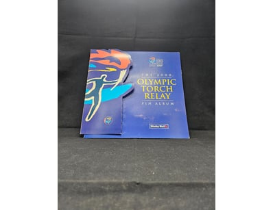 2000 OLYMPIC TORCH RELAY PIN ALBUM - SYDNEY AUSTRA...