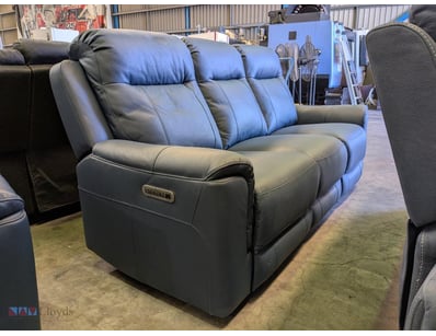 Premium electric reclining loveseat upholstered in...