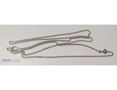 STERLING SILVER 88CM VERY LONG CHAIN     

Marked ...
