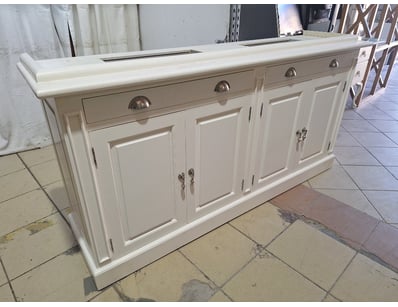 Entertainment Unit, Timber Style, White Finish 

D...