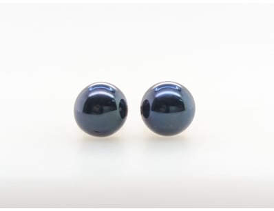 9CT YELLOW GOLD DYED FRESHWATER PEARL EARRINGS

...