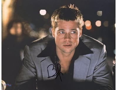 OCEANS 11' BRAD PITT SIGNED PHOTO 

Brad Pitt Pers...