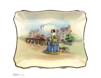 ROYAL DOULTON "HISTORIC ENGLAND" RECTANGLE DISH (H...