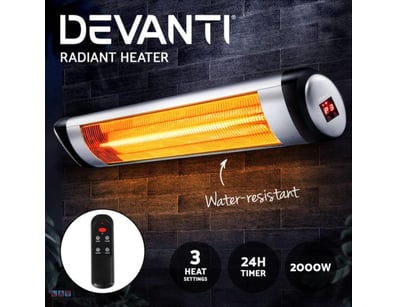 RRP $199. Devanti Electric Strip Heater Radiant He...