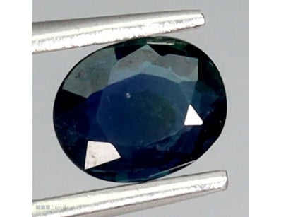 NATURAL 0.73CT OVAL FACET BLUE AUSTRALIAN OPAL    ...