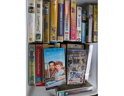 Collection of VHS Tapes Including The Long, Long T...