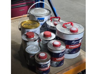 Comprehensive collection of Haynes paint products ...