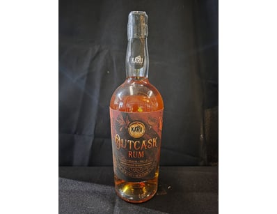 Karu Outcask Rum, 700ml bottle, 46% ABV. Premium s...