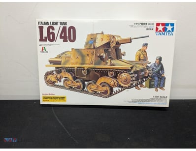 TAMIYA ITALIAN LIGHT TANK L6/40

Tamiya Limited Ed...