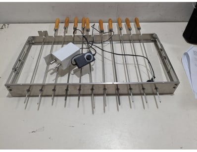 RRP $1,794 - DEMO DISPLAY ITEM BBQ Rotisserie Skew...