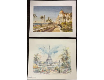 ARTIST UNKNOWN

Two Lithograph On Paper

Title: Ni...