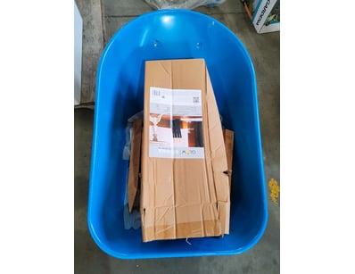 Lot comprising Kelso Workman wheelbarrow tray, Glo...