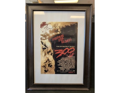 AUTOGRAPHED POSTER FROM THE MOVIE 300

Condition: ...