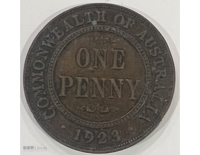 1923 AUSTRALIA PRE DECIMAL KGV ONE PENNY  



2942...