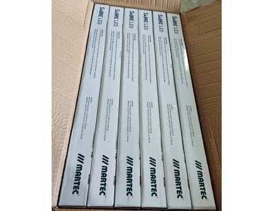 RRP $599.70 BULK LOT - x 6 Martec Sabre LED Dimmab...