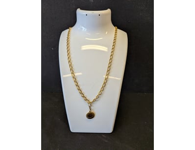18CT YELLOW GOLD MEN'S CHAIN LINK NECKLACE

Tota...
