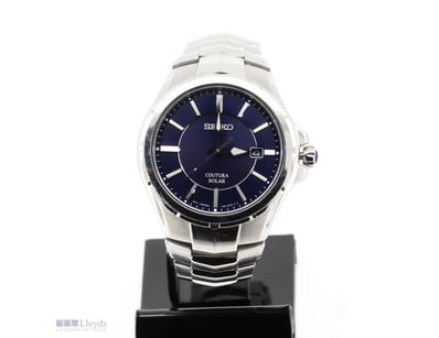 SEIKO COUTURA GENTS 42.5MM STAINLESS STEEL SOLAR W...