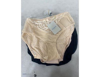 Lot Of women’s high brief underwear. lace.  tan co...