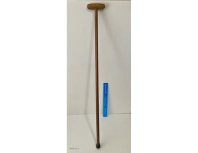 Vintage "T" Handle (Or Crutch-Handle) Wooden Cane ...