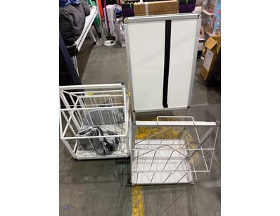 Office Furniture, items include Signage boards, St...