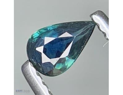 CERTIFIED 0.43CT NATURAL TEAL SAPPHIRE (CORUNDUM) ...