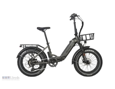 <b>REVER Turbo Folding 250W Electric Bike - Grey -...