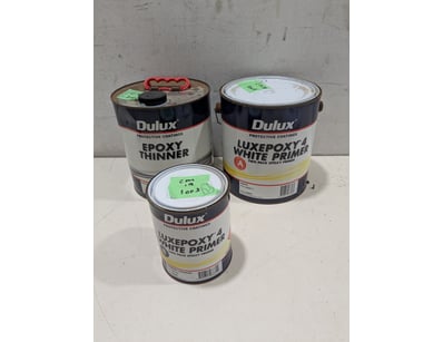 Lot of three Dulux Protective Coatings products, i...