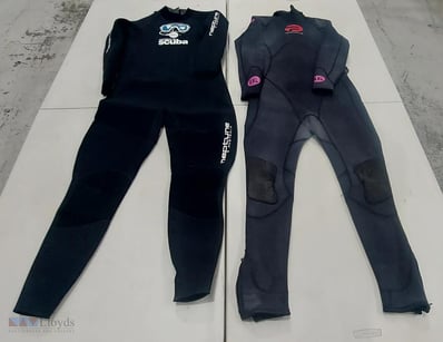 Lot of 2 wetsuits for water sports enthusiasts. Br...